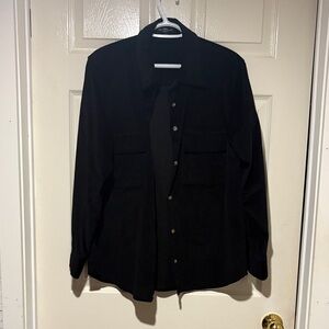 Black Button-Up Shirt